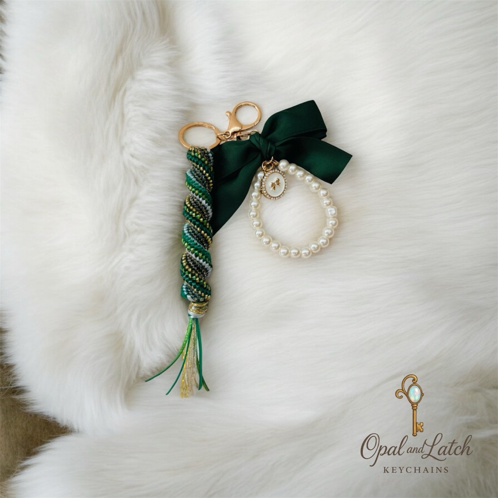 Green Key  Card Holder